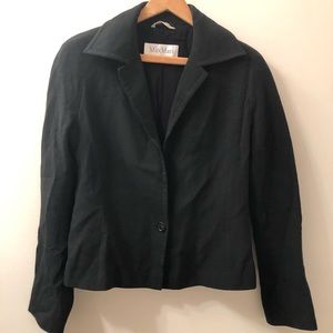Max Mara Italy 8 single button jacket